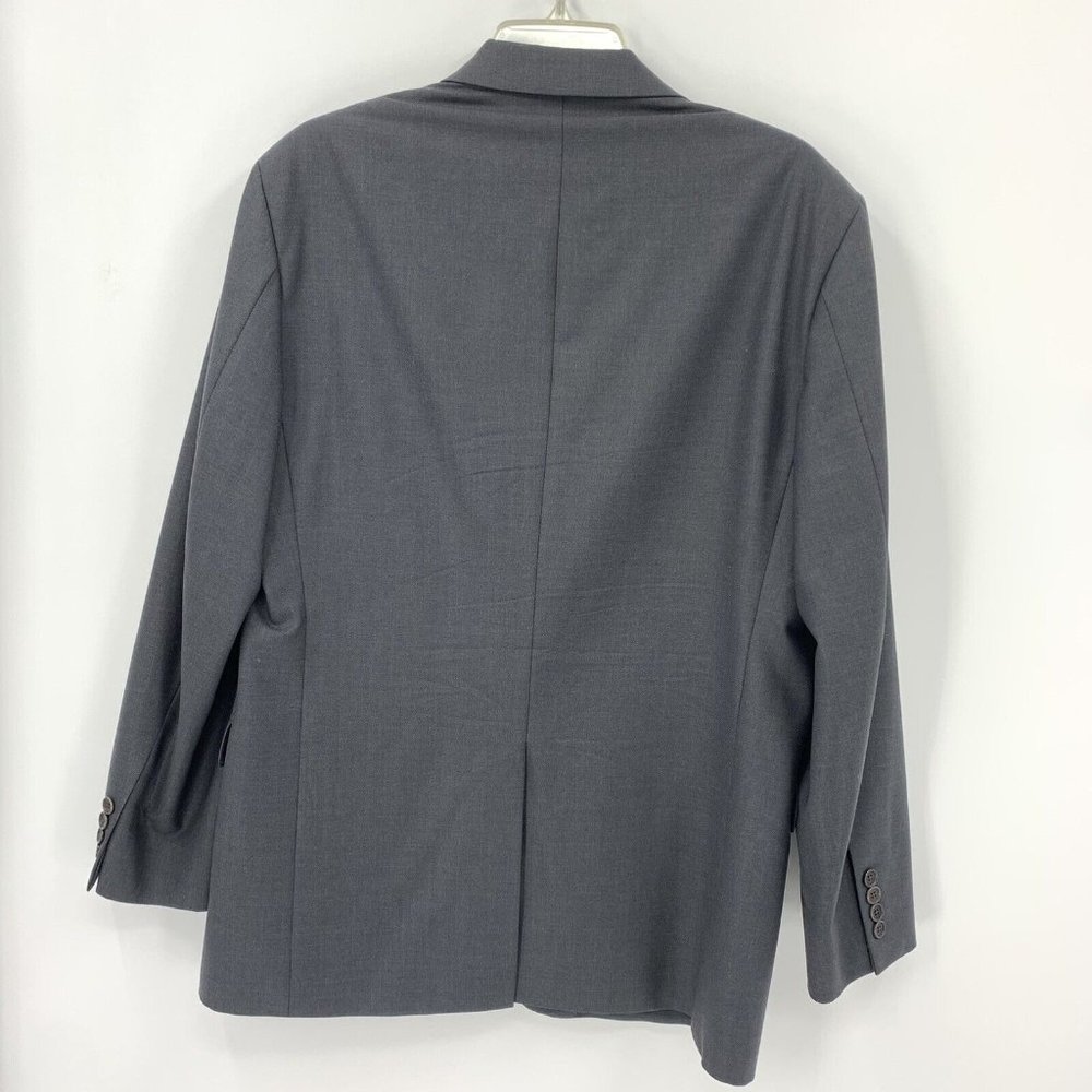 Brooks Brothers 346 Stretch Wool Lycra Blazer 2 Button Dark Gray Mens 41 Reg - Picture 5 of 5